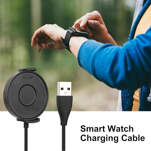Yoidesu Smart Watch Charger for Ticwatch Pro, Replacement Smart Watch Charging Cable Smartwatch Charging Dock, Short Circuit Overload Protect in Kuwait