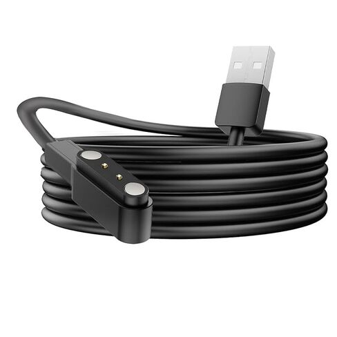 Compatible with KOSPET Smart Watch Charger, Replacement Charger Cable Compatible with KOSPET TANK M3/M3 Ultra, T3/T3 Ultra 2, X2/X2 Ultra, S2, Magic P10/R10, Orb/Pulse Watch (Black+Black, Type A) in Kuwait