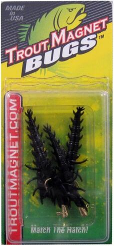 Leland Lures Trout Bugs 6Pc Sm Hellgramite Fishing Products in Kuwait