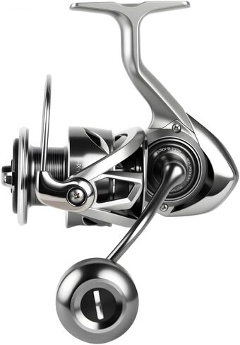FC Saltwater Spinning Reel,2000 3000 4000 5000 Bass Fishing Reel,7+1 BB Stainless Steel Bearings Anti-Corrosion,33LBS Max Drag,Unloading Alarm System,Metal Spool&Screw in Handle in Kuwait