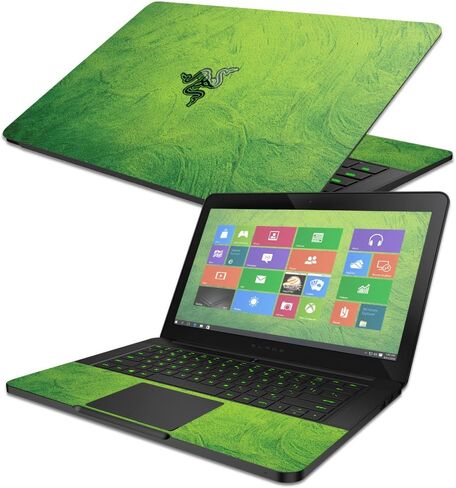 جلد MightySkins متوافق مع Razer Blade مقاس 14 بوصة (2014-2017) - أسمنت أخضر | غطاء ملتف من الفينيل واقٍ ومتين وفريد ​​من نوعه | سهل التطبيق والإزالة وتغيير الأنماط | صنع في الولايات المتحدة الأمريكية in Kuwait