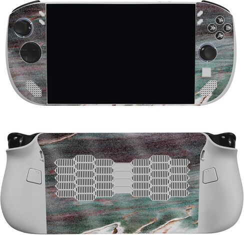 Glossy Glitter Gaming Skin Compatible with Lenovo Legion Go S (2025) - Lilies in Bloom - Premium 3M Vinyl Protective Wrap Decal Cover - Easy to Apply | Crafted in The USA by MightySkins in Kuwait