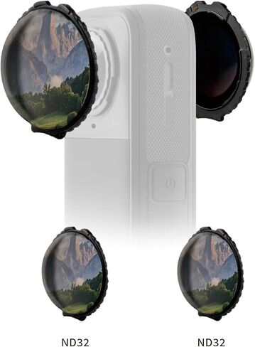 ND Filter Set Compatible with Insta360 X5, ND32 2pcs in Kuwait