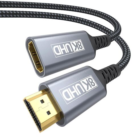 8K HDMI Extension Cable 6FT, 48Gbps HDMI 2.1 Extender Adapter in Saudi Arabia