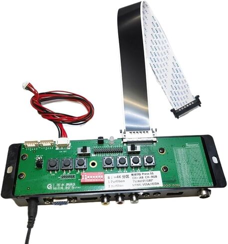 شاشة اختبار 7-110 بوصة LCD LED شاشة تلفزيون شاشة كمبيوتر شخصي 2K 4K HD FHD UHD تستر 1/2 قسم شاشة التلفاز أداة إصلاح 3840X2160 Max العاكس in Kuwait