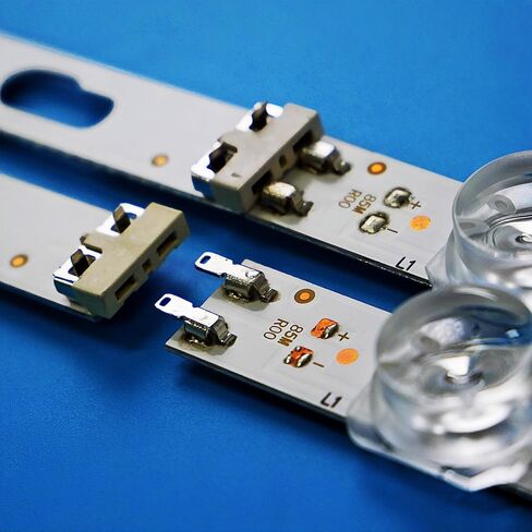 شرائط LED (18) لـ UN85TU8000FXZA UN85TU700DFXZA UN85TU800DF UN85TU8000F UN85TU800DFXZA UN85TU700DF UN85TU7000FXZA UA85TU8000JXXZ BN96-51025A BN96-51026A BN96-51027A SVC850A06 L M R in Kuwait
