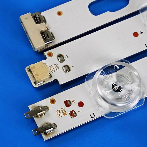 شرائط LED (18) لـ UN85TU8000FXZA UN85TU700DFXZA UN85TU800DF UN85TU8000F UN85TU800DFXZA UN85TU700DF UN85TU7000FXZA UA85TU8000JXXZ BN96-51025A BN96-51026A BN96-51027A SVC850A06 L M R in Kuwait
