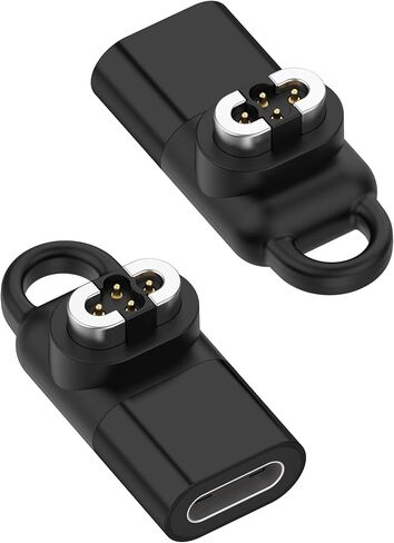 2-Pack USB C Magnetic Charger Adapter for SHOKZ OpenSwim Pro, OpenSwim Pro 2 Headphones, Type C Cable Charging Converter for SHOKZ S710 S720 Open-Ear Bone Conduction Headphones in Kuwait