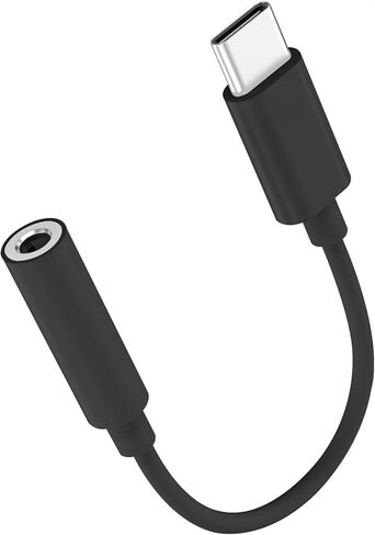 محول صوت USB C إلى 3.5 ملم USBC ذكر إلى Aux أنثى سماعة رأس دونغل سلك يعمل لهاتف iPhone 17/17 Pro/Pro Max/16/16 Pro/Pro Max/ 15/15 Pro/Pro Max/Plus iPad Pro/Air/Mini MacBook Air/Pro in Kuwait