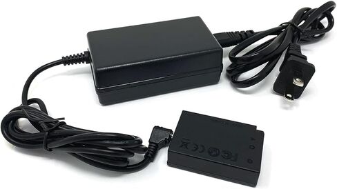 طقم محول طاقة تيار متردد من واسابي مع وصلة تيار مستمر لكاميرات Canon LP-E17 وACK-E17 وDR-E17 وAC-E6N وCanon EOS M3 وEOS M5 وEOS M6 in Kuwait