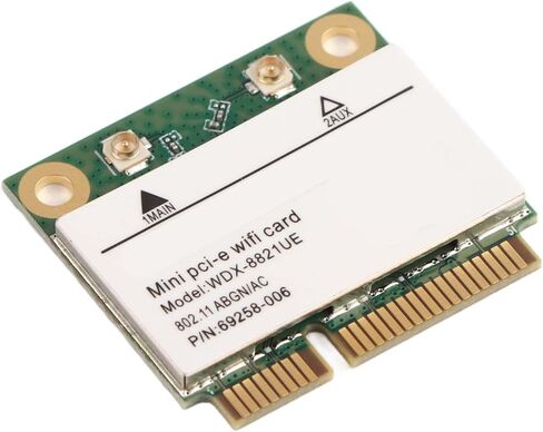 بطاقة Drfeify Dual Band 433Mbps WiFi Mini PCIE اللاسلكية، بطاقة شبكة عالية السرعة لـ 7/10، سطح المكتب/الكمبيوتر المحمول، مثالية للتصفح ونقل الملفات in Kuwait