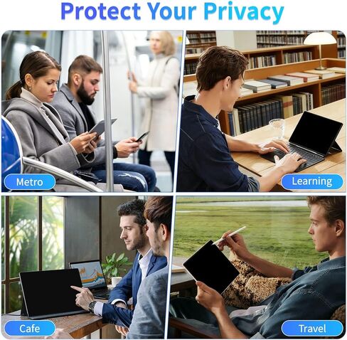 Privacy Screen Protector for iPad Air 5/4 10.9-Inch (2022/2020, 5th/4th Generation) and iPad Pro 11-Inch (1st/2nd/3rd/4th Gen, 2018-2022) Anti-Spy Filter Easy Installation Bubble Free in Kuwait