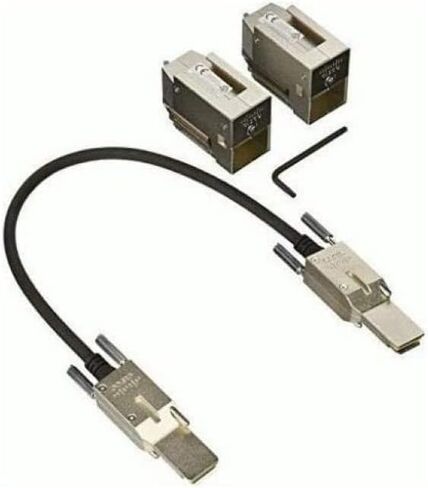 مجموعة المكدس Cisco Catalyst C9200L-STACK-KIT لـ C9200L [محولان مكدس البيانات وكابل واحد] (متجدد) in Kuwait