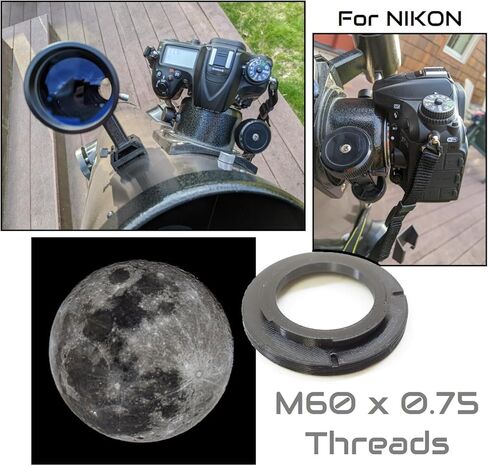 محول تلسكوب عدسة الكاميرا لنيكون F Mount Body Prime Focus على Orion XT8 in Kuwait