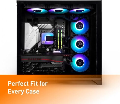 EK AIO 120 مم، مبرد وحدة المعالجة المركزية D-RGB الكل في واحد مع مراوح PMW عالية الأداء EK-Vardar، أجزاء كمبيوتر تبريد المياه، مروحة 120 مم، Intel 115X/1200/2066، AMD AM4 in Kuwait