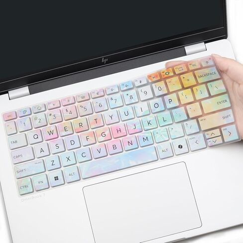غطاء لوحة المفاتيح لـ 14 بوصة HP OmniBook Ultra 14-fh 14-fd/OmniBook 3 14-hu 14-hy 14-hw Series 14t-fh000 14-fh0047nr 14-fd0087nr 14-hu0026nr 14-hy0017n 14-hw0027nr (غير مناسب OmniBook 14-fm 14-fk 14-kd 14-ha) in Kuwait
