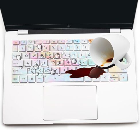 غطاء لوحة المفاتيح لـ 14 بوصة HP OmniBook Ultra 14-fh 14-fd/OmniBook 3 14-hu 14-hy 14-hw Series 14t-fh000 14-fh0047nr 14-fd0087nr 14-hu0026nr 14-hy0017n 14-hw0027nr (غير مناسب OmniBook 14-fm 14-fk 14-kd 14-ha) in Kuwait
