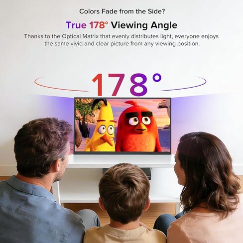 شاشة UPERFECT المحمولة مقاس 18.5 بوصة، شاشة NxtLED™ للعناية بالعين، 120 هرتز FHD 1080P، 145% sRGB، شاشة غير لامعة مضادة للتوهج، إضاءة زرقاء منخفضة خالية من الوميض، مع حامل وVESA لأجهزة الكمبيوتر المحمول وأجهزة الكمبيوتر الشخصية وأجهزة Mac والهاتف ووحدة ال in Kuwait