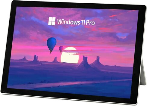 Microsoft Surface Pro 5 Tablet PC, 12.3" Touchscreen (2736 X 1824) Tablet, Intel Core i5-7300U 2.6GHz-3.5GHz, 4GB DDR4 RAM, 128GB SSD, No Keyboard, Camera, Windows 11 Pro (Renewed) in Kuwait