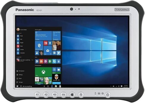 Panasonic Toughpad FZ-G1 MK4 Rugged Tablet PC, 10.1 inch FHD (1920x1200), Intel Core i5-6300U - up to 3.00 GHz, 8GB RAM, 256GB SSD, No Keyboard and Stylus, Wi-Fi, Bluetooth, Windows 11 Pro (Renewed) in Kuwait