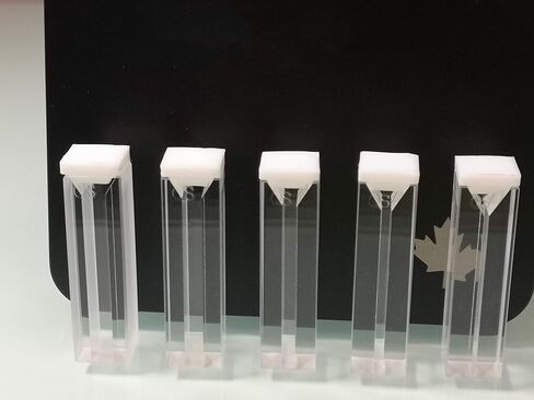 حبات كوارتز Alpha Nanotech UV ذات غرف دقيقة (غرفة بعرض 3 مم، 1.05 مل، جانبان مصقولان) in Kuwait