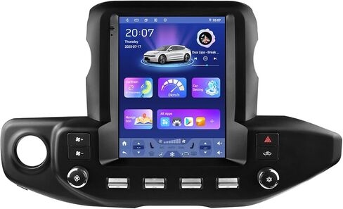 Android 14 Stereo Car Radio for Jeep Wrangler JL/Gladiator (2018-2023), 8Core 4G+64G GPS Navigation with 9.7 inch QLED Touchscreen via Carplay Android Auto SWC Bluetooth5.4 EQ USB TPMS in Kuwait