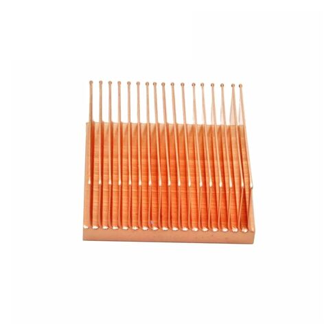 2 قطعة 25x25x11 مللي متر النحاس النقي غرفة تبريد صغيرة المبرد لرقاقة MOS IC طابعة ثلاثية الأبعاد تبريد الإلكترونية برودة in Kuwait