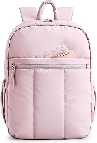 حقيبة ظهر BAGSMART للنساء، حقيبة ظهر للسفر مع جيب جانبي كبير، حقيبة ظهر جامعية للعمل مقاس 15.6 بوصة، حقيبة كمبيوتر محمول مقاومة للماء لمعلم الأعمال، أسود in Kuwait