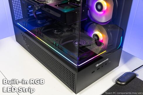 iBUYPOWER Element Black Gaming PC Desktop Computer Intel Core i5 14400F CPU, NVIDIA GeForce RTX 5060Ti 8GB GPU, 16GB DDR5 RGB 5200MHz RAM, 1TB NVMe SSD, Windows 11 Home, Keyboard, Mouse - EBI5N56T02 in Kuwait