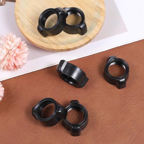 6 Pcs Car Phone Mount Replacement Parts, Tightening Nut for Replacement Car Mount Screw Black Mobile Phone Repair Mounting Bracket for 17mm Ball Joint Fixed Adapter Ring in Kuwait