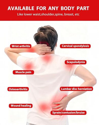 Red Light Therapy Belt Infrared Light Therapy for Body Wearable Wrap with 3-in-1 LED Bead with Timer Remote Control 660nm&850nm for Pain Relief Wearable for Muscle Repair Gift (17.7''*8.3'') in Saudi Arabia