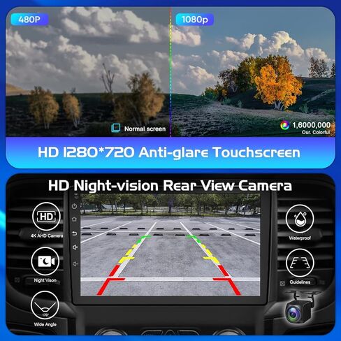 راديو سيارة Android 14 مطور 8 Core لسيارة Toyota RAV4 2013-2018 4+64G مع Carplay اللاسلكي وAndroid Auto شاشة لمس فائقة الدقة 10.1 بوصة، AM/FM/RDS، كاميرا احتياطية، SWC in Kuwait