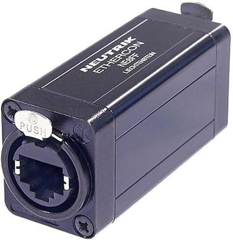 NEUTRIK NE8FF CAT5/6 Feed-Thru Ethercon Coupler + Compatible w/All RJ45's in Kuwait