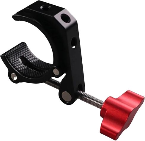 Heavy Duty Metal Clamp With Adjustable Jaw For 25-50mm Rod Tubes Compatibility With Cameras Lights Studio Equipment Stable Fixing Clip in Kuwait