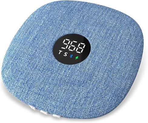 Upgraded Bluetooth Under Pillow Speaker - Bone Conduction Sleep Speaker, Mini Pillow Speakers for Deep Sleeping, Adjustable Volume, Sleep Timer, Side Sleeper Friendly (Blue-Upgraded) in Kuwait