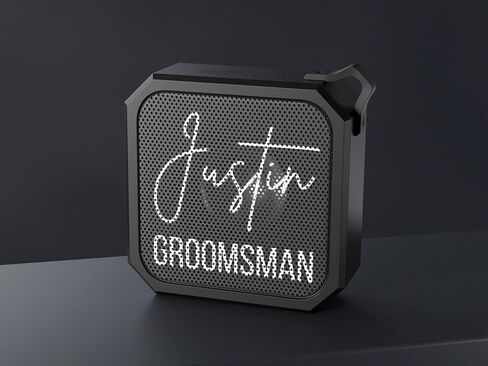 Custom Bluetooth Speakers with Photo Picture Text Logo Personalized Waterproof Speaker Customized Tech Gift for Men Girl in Kuwait