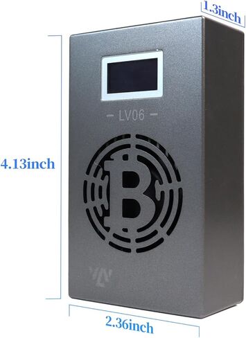 Bitcoins Miner LV06، 500GH/s SHA-256 Bitcoins Miner، 15W Portable Crypto Miner، جهاز WiFi Solo Mining Lotto، التعدين الفردي والمسبح، Luckyminer للمبتدئين in Kuwait