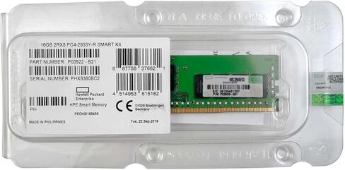 مجموعة الذاكرة الذكية للخادم بديلة لـ HPE 16GB 2Rx8 PC4-2933Y-R P00922-B21 P03050-091 in Kuwait