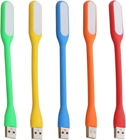 USB ضوء LED المحمولة توفير الطاقة مصباح USB تسليط الضوء على LED ضوء الكمبيوتر العين PVC 5 ألوان in Kuwait
