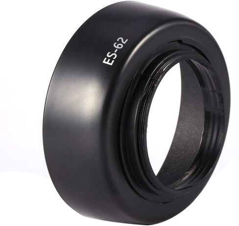 ES62 Lens Hood, Designed for EF 50mm f1.8 II, Prevent Improve Contrast, with Petal Shape Quick Lock, for ES62 Lenses in Kuwait