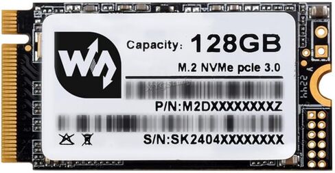 محرك أقراص الحالة الصلبة عالي السرعة SK M2 NVME 2242 سعة 128 جيجابايت، ذاكرة فلاش TLC ثلاثية الأبعاد، قراءة/كتابة عالية السرعة، أكثر موثوقية ومتانة (SK-NVME 2242 128G SSD-M.2) in Kuwait