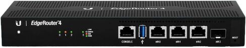 Ubiquiti EdgeRouter 4، موجه جيجابت ذو 4 منافذ مع منفذ SFP واحد (ER-4-US) (متجدد) in Kuwait