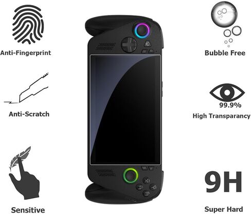 Screen Protector for ASUS ROG Xbox Ally X/ROG Xbox Ally Handheld 2025, 9H Hardness Tempered Glass, 7 inch Transparent Ultra HD, Anti-Scratch, Anti-Fingerprint 3-Pack in Kuwait