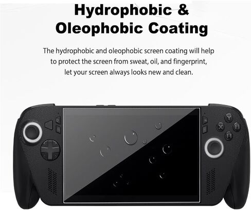 Screen Protector for ASUS ROG Xbox Ally X/ROG Xbox Ally Handheld 2025, 9H Hardness Tempered Glass, 7 inch Transparent Ultra HD, Anti-Scratch, Anti-Fingerprint 3-Pack in Kuwait