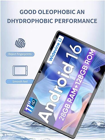 قطعتان من واقي الشاشة لجهاز WXUNJA PTB 2025 اللوحي مقاس 11 بوصة من الزجاج المقسى، متوافق مع COLORROOM C5/aiprotablet C5/JIKOCXN 11 بوصة/TUOHAITIME 11 بوصة من الزجاج المقسى للكمبيوتر اللوحي in Kuwait