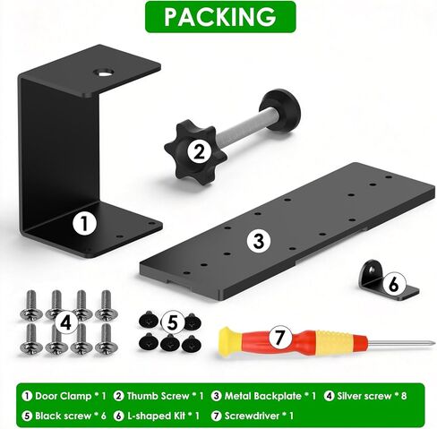 Anti-Theft Doorbell Mount for Tapo Doorbell Camera D210/D225, No Drill Video Doorbell Mount Adjustable Mounting Bracket for Tapo D210, Fully Metal Door Camera Mount for Home Apartment Rentals in Kuwait