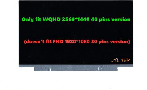 14" WQHD LCD Screen Display Replacement for B140QAN02.0 FRU: 00NY679 (Non-Touch) in Kuwait