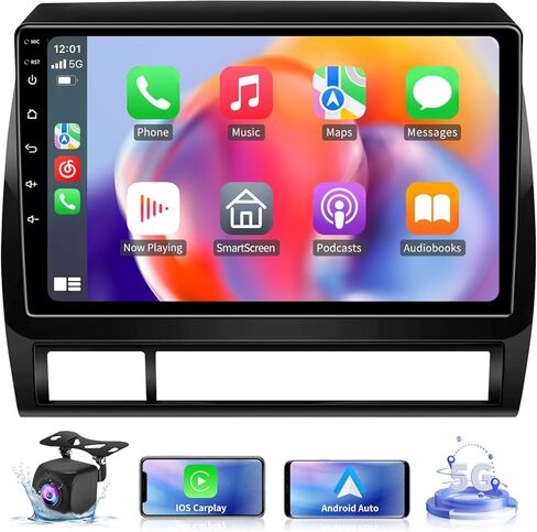 Android 13 Car Stereo Radio for Toyota Tacoma 2005-2015- Wireless Carplay and Android Auto GPS Navigation - 4GB+32GB 9.2 inch Touchscreen Bluetooth RDS FM SWC in Kuwait