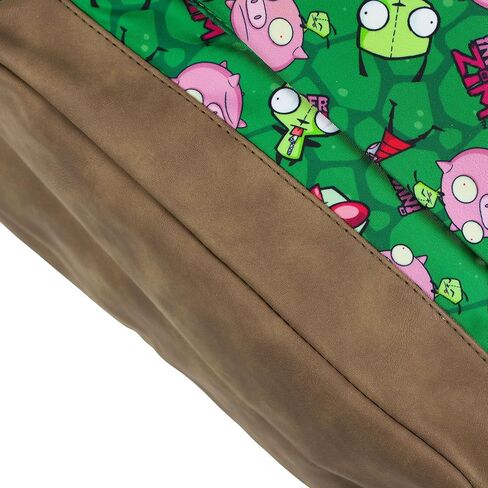 حقيبة ظهر INTIMO Nickelodeon Invader Zim بتصميم Piggy GIR وZIM Allover مقاس 16 بوصة مع أشرطة قابلة للتعديل in Kuwait