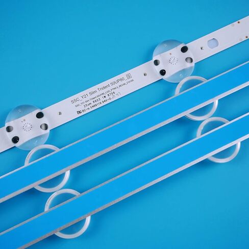 6 Pieces LED Backlight Strips for 50 inch TV 50UP80 50UP7000PUA 50UP8000PUA 50NANO75 SSC_Y21 Slim Trident 50UP80_LGD_PTN0.5_REV00 in Kuwait